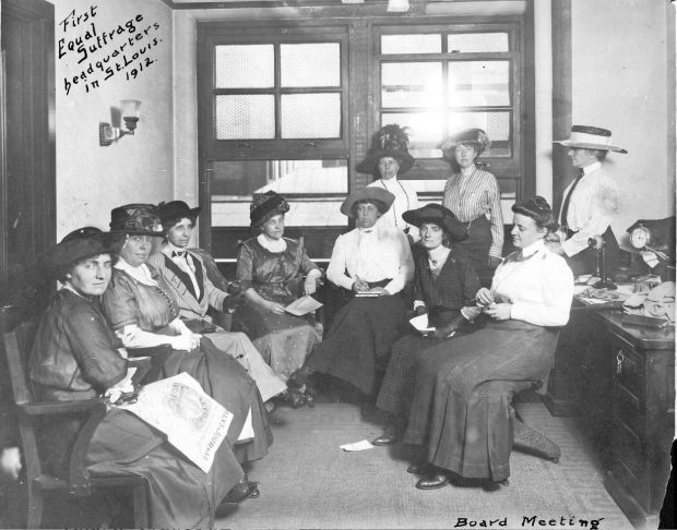 Suffragists in St. Louis